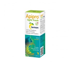 Apipharma Apipro light fresh lemon sprej 20ml