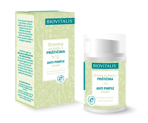 Biovitalis krema za kožu s prištićima 40ml