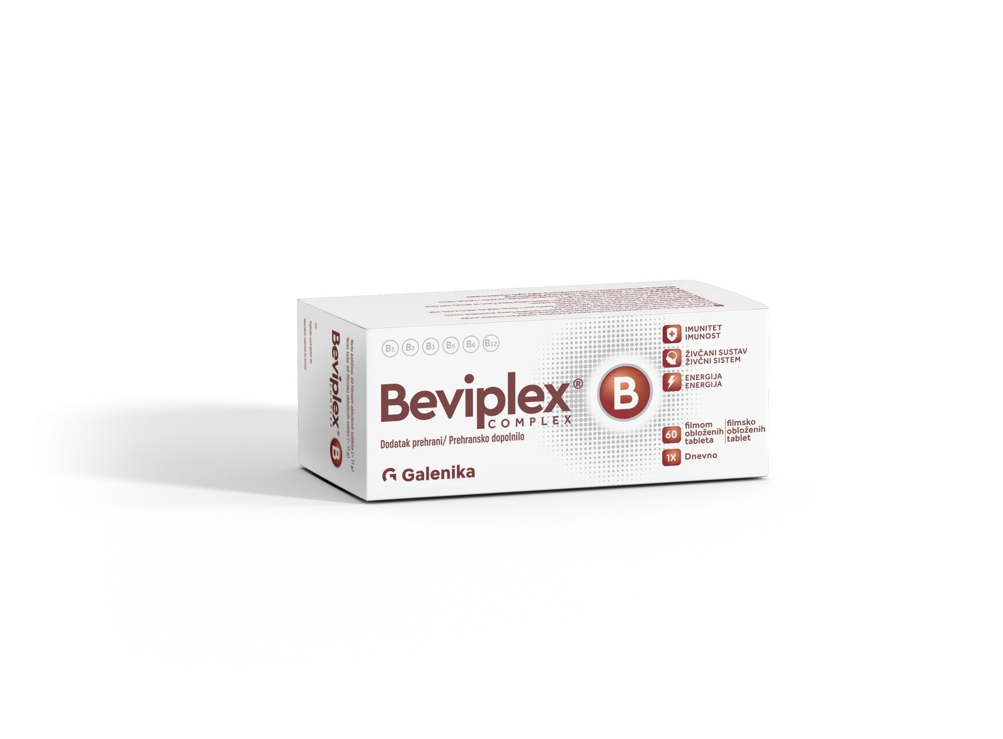 Beviplex B 0,0000000000 60 Tableta - Pharmacy