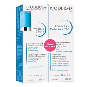 Bioderma Hydrabio Perfecteur booster SPF30 + serum