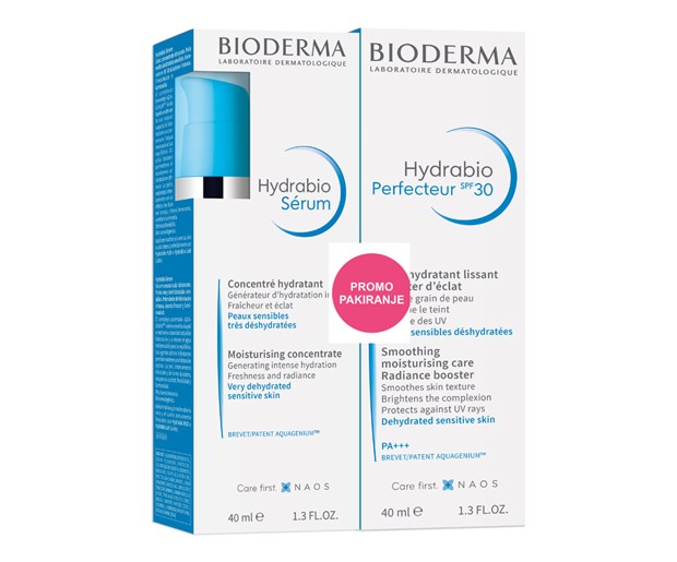 Bioderma Hydrabio Perfecteur booster SPF30 + serum