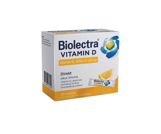 Biolectra vitamin D3 1000IU direkt