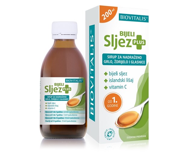 Biovitalis bijeli sljez plus 200ml