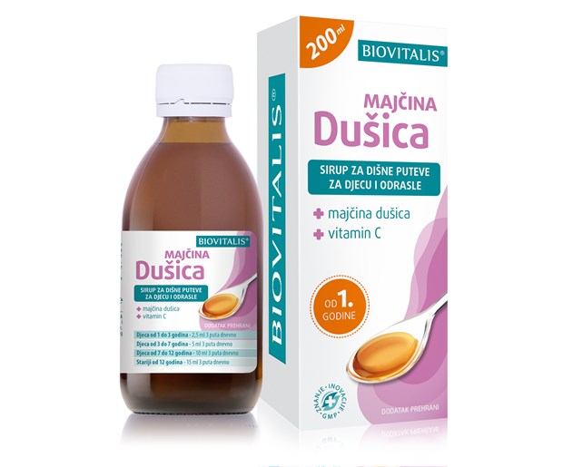 Biovitalis majčina dušica sirup 200ml