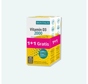 Biovitalis vitamin D3 2000 sprej  promo