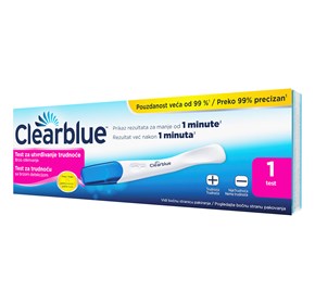 Clearblue brzi test za utvrđivanje trudnoće