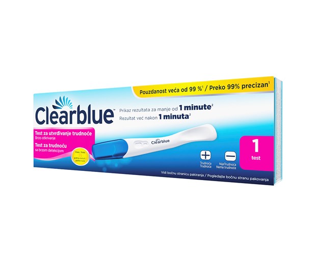 Clearblue brzi test za utvrđivanje trudnoće