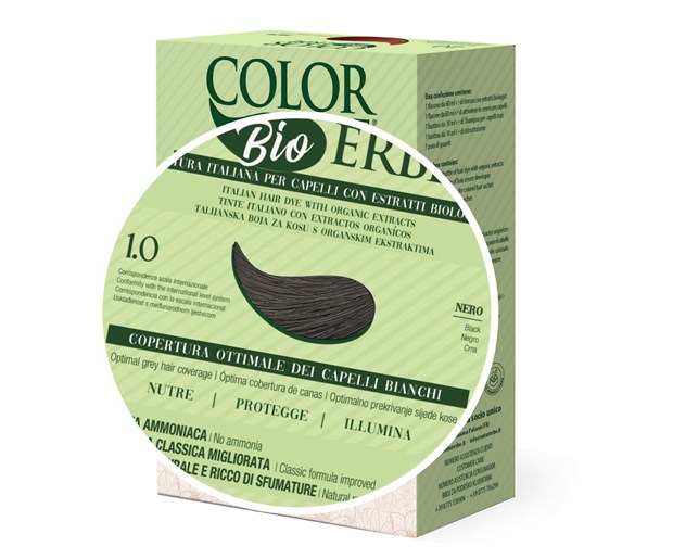 Color erbe bio boja za kosu br. 1.0 crna