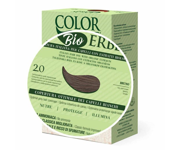 Color erbe bio boja za kosu br. 2.0 smeđa