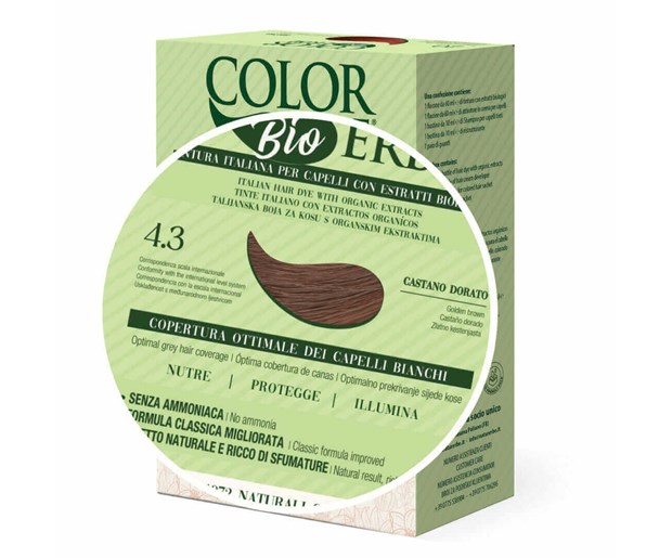 Color erbe bio boja za kosu br. 4.3 zlatno kestenjasta