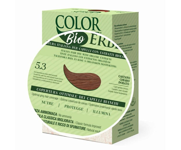 Color erbe bio boja za kosu br. 5.3 svijetlo zlatno kestenjasta