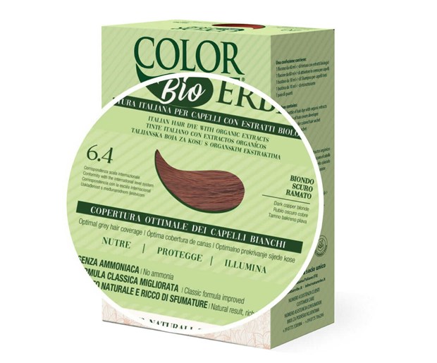 Color erbe bio boja za kosu br. 6.4 tamno bakreno plava