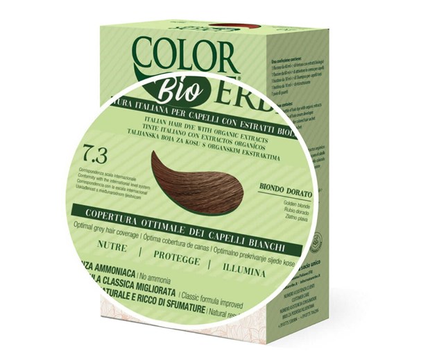 Color erbe bio boja za kosu br. 7.3 zlatno plava