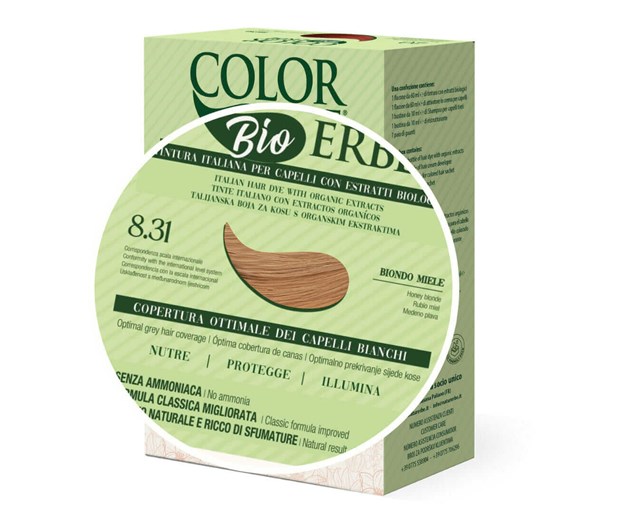 Color erbe bio boja za kosu br. 8.31 medno plava