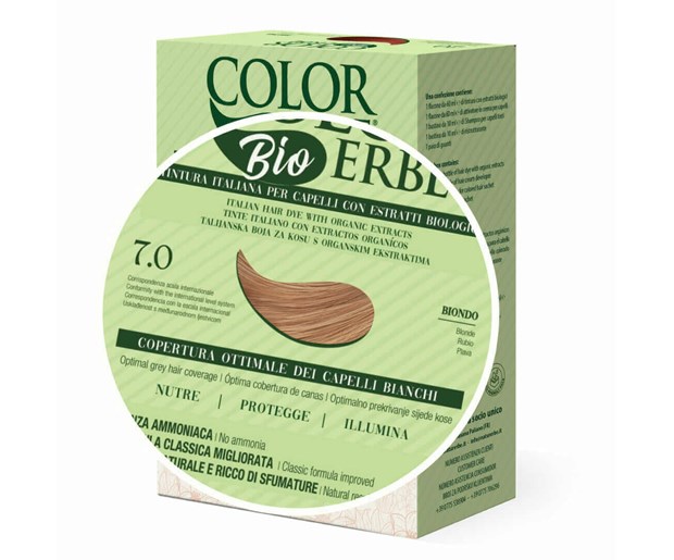 Color erbe bio boja za kosu br. 7.0 plava