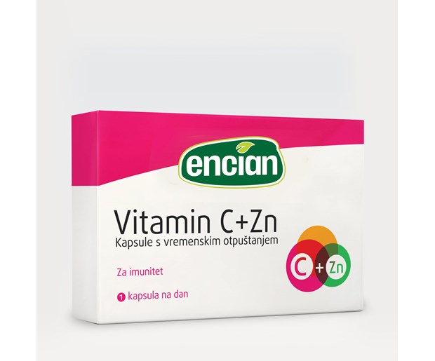 Encian vitamin C + cink a30