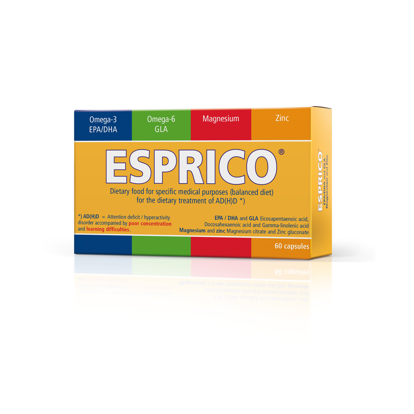 Capsules Esprico - Boîte De 60 Pièces - PZN01464405 - Neuf, Origine Allemagne
