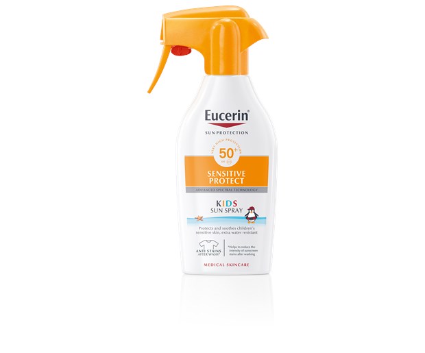 Eucerin Sun Sensitive Protect sprej za djecu SPF50+ 250ml