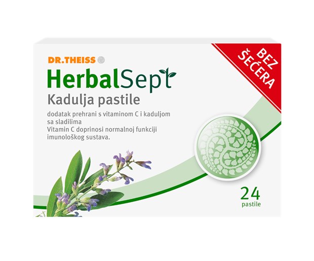 Herbalsept pastile kadulja bez šećera