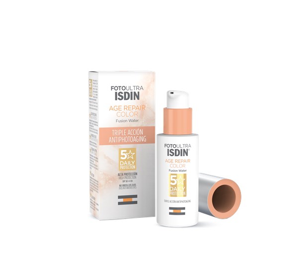 Isdin Sun Age Repair Color Fusion Water krema za lice SPF50