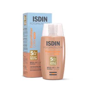 Isdin Sun Obojena Fusion Water krema za lice SPF50 srednji ton