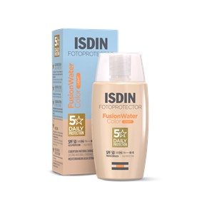 Isdin Sun Obojena Fusion Water krema za lice SPF50 svjetliji ton