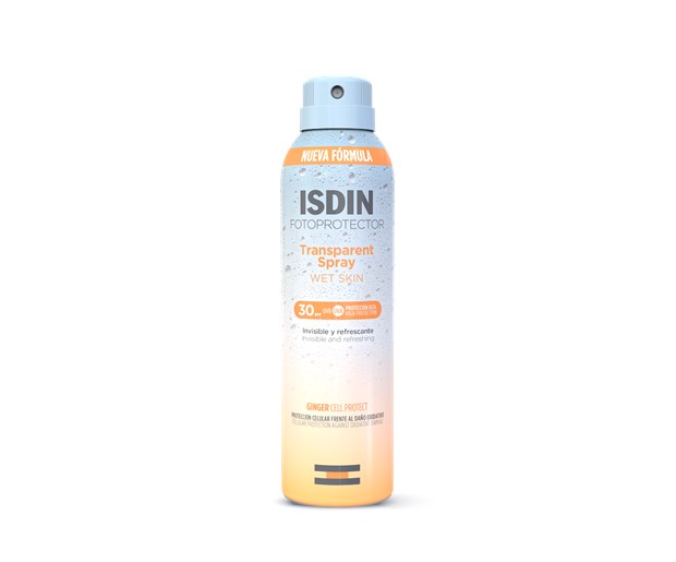 Isdin Sun prozirni sprej za tijelo Wet Skin SPF30