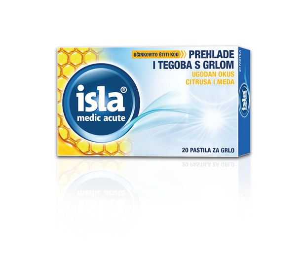 Isla Medic acute citrus med pastile