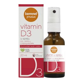 Kernnel vitamin D3 sprej 20ml