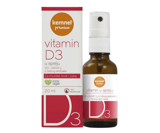 Kernnel vitamin D3 sprej 20ml