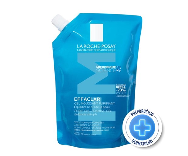 La Roche-Posay Effaclar pjenušavi gel refill 400ml