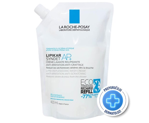 La Roche-Posay Lipikar Syndet AP+ 400ml refill 