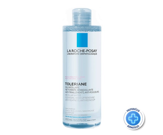 La Roche-Posay Toleriane micelarna voda za reaktivnu kožu 400ml