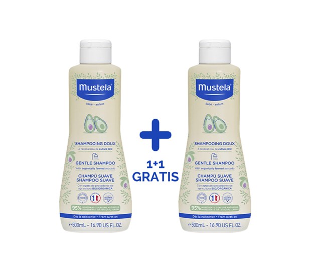 Mustela baby šampon 500ml duo