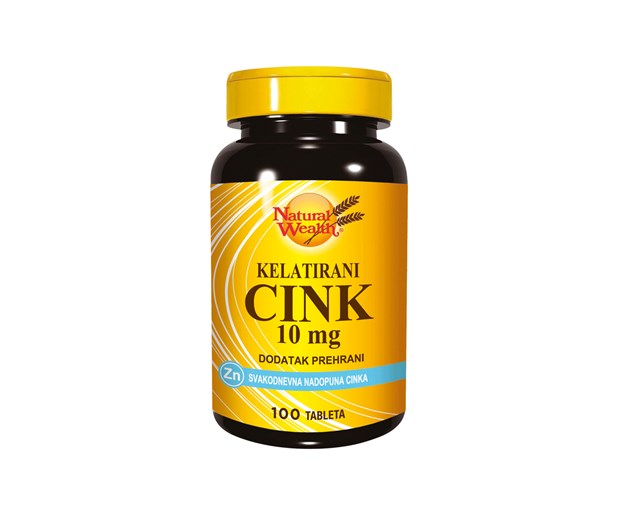 Natural Wealth cink kelatirani 10mg