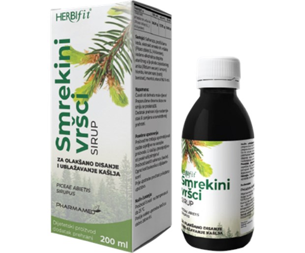 Pharmamed Herbifit sirup smrekini vršci 200ml