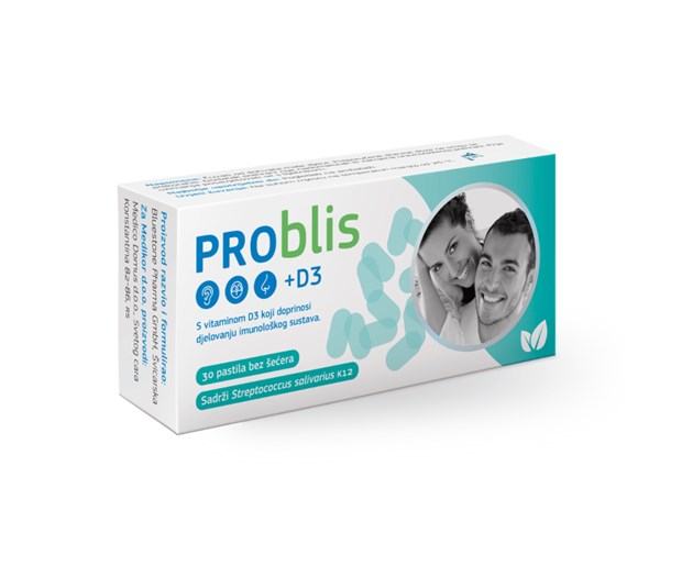 Problis probiotik + D3 a30