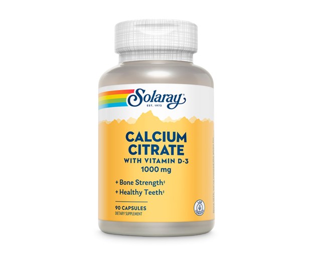 Solaray Kalcij citrat + vitamin D3