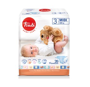 Trudi pelene Dry Fit Midi 4-9kg