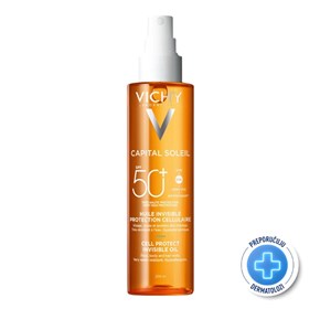 Vichy Capital Soleil zaštitno ulje za lice, tijelo i vrhove kose SPF50+