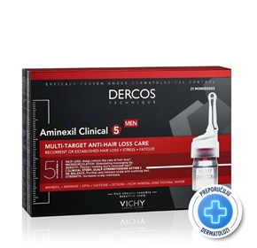 Vichy Dercos Aminexil ampule protiv ispadanja kose za muškarce 21x6ml