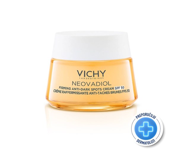 Vichy Neovadiol dnevna krema protiv tamnih mrlja postmenopauza SPF50