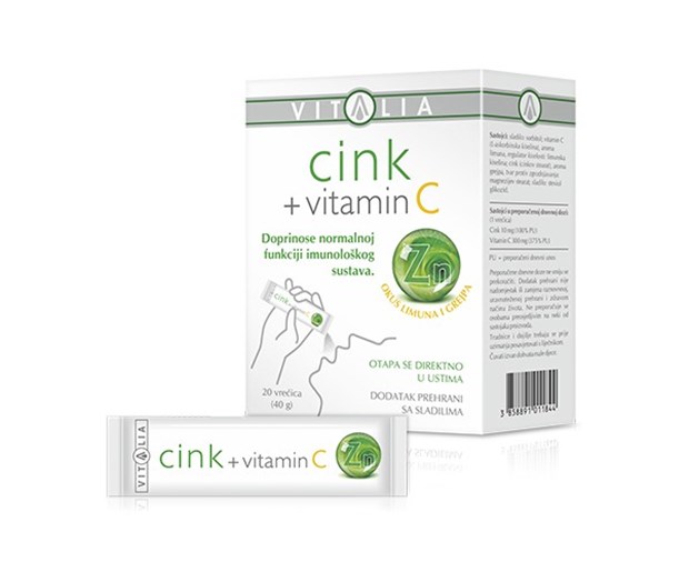 Vitalia Cink + vitamin C vrećice