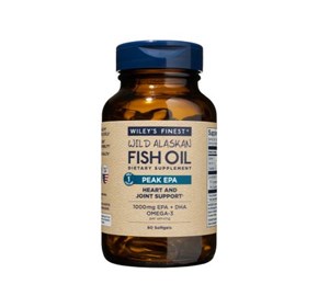 Wiley's finest wild alaskan fish oil PEAK EPA a60