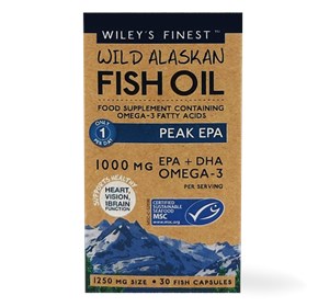 Wiley's finest wild alaskan fish oil PEAK EPA a30