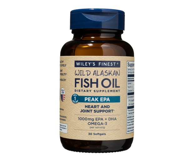 Wiley's finest wild alaskan fish oil PEAK EPA a30