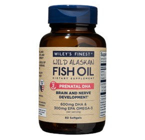 Wiley's finest wild alaskan fish oil Prenatal DHA